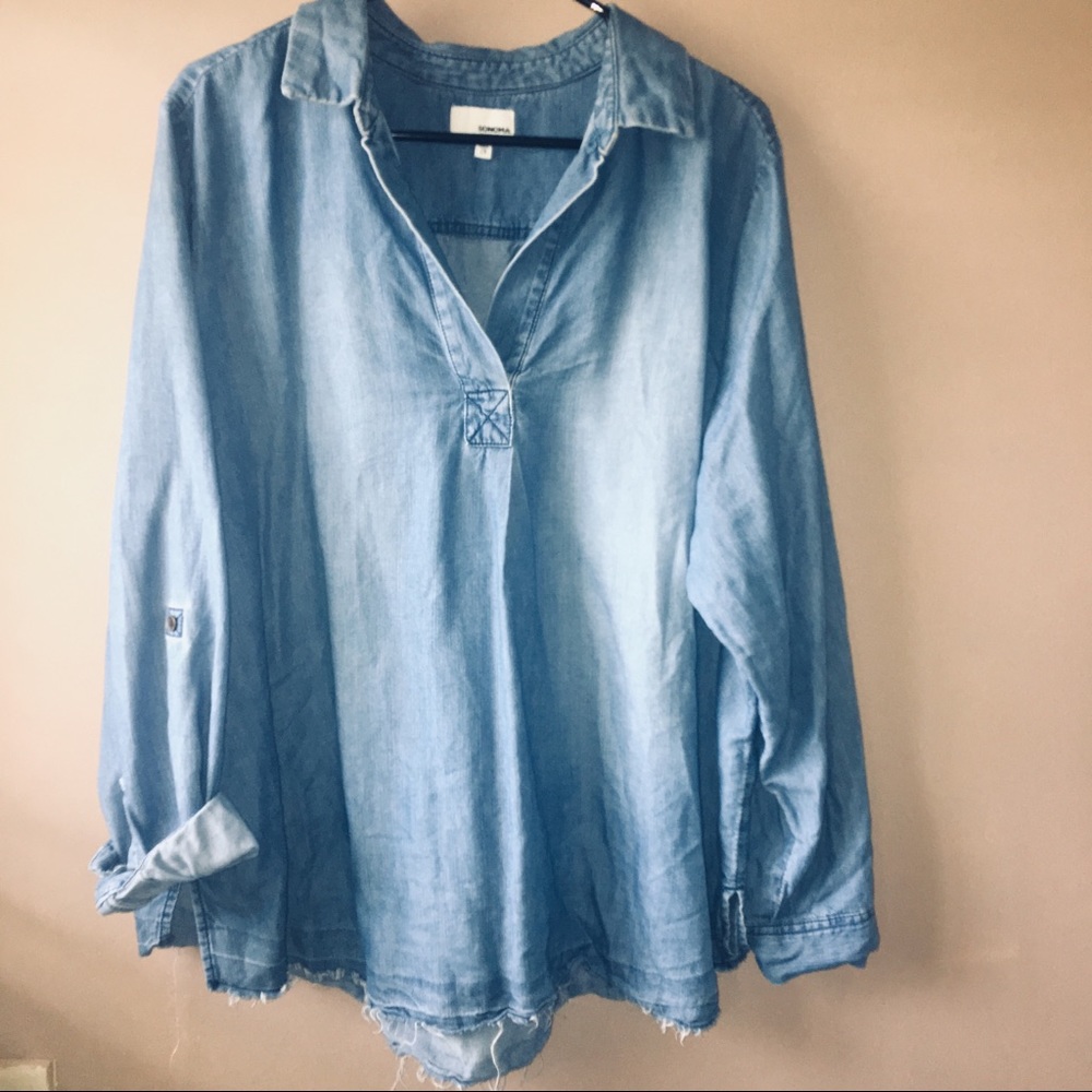 Sonoma denim top